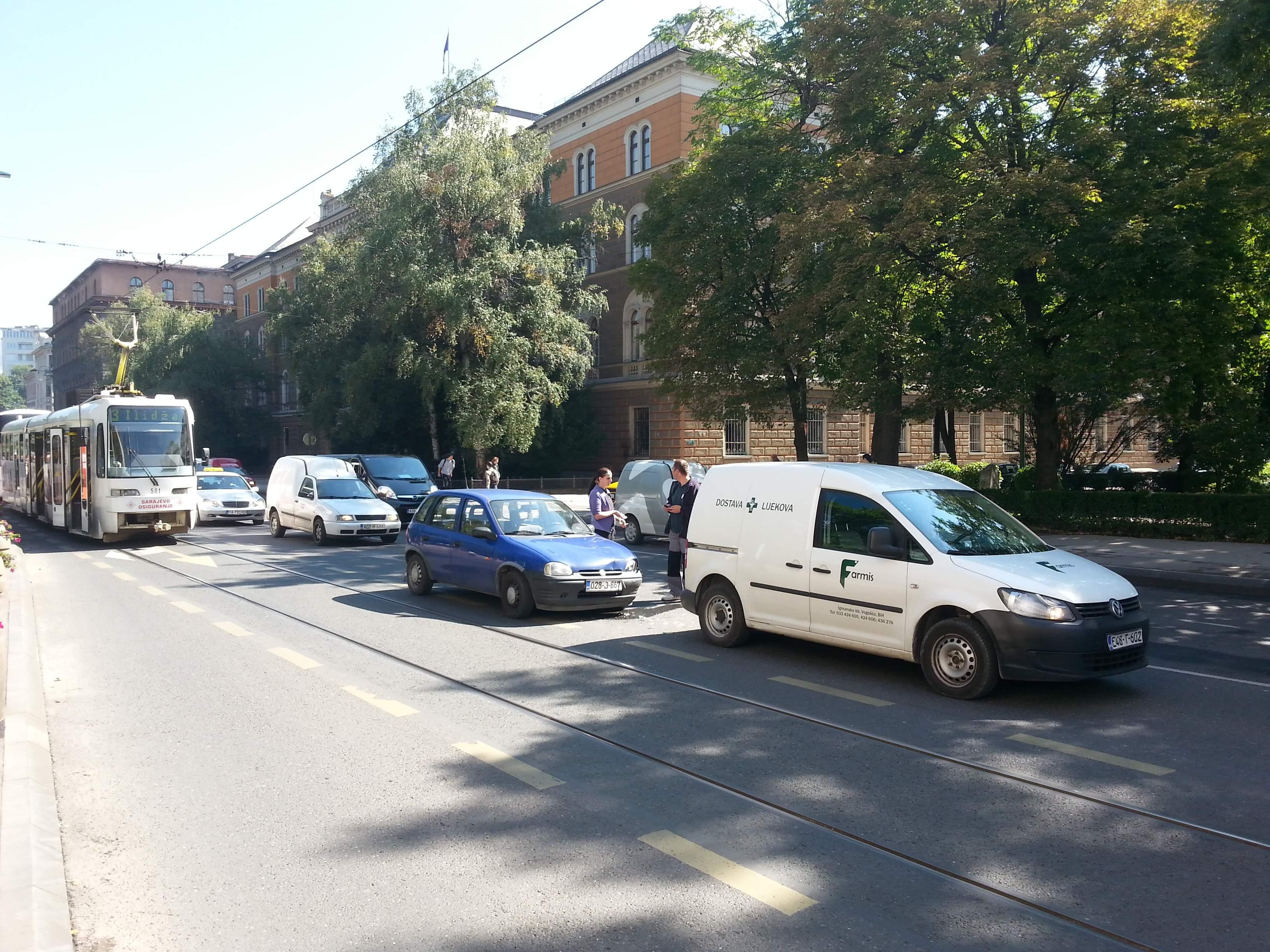 Zbog sudara obustavljen tramvajski sabraćaj na liniji Skenderija-Baščaršija