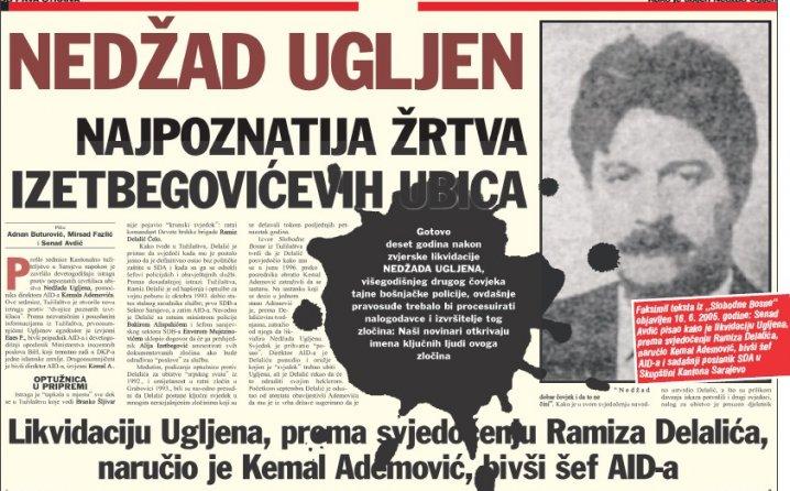 Feljton o političkim ubistvima| Senad Avdić: "Nedžad Ugljen najpoznatija žrtva Izetbegovićevih ubica"