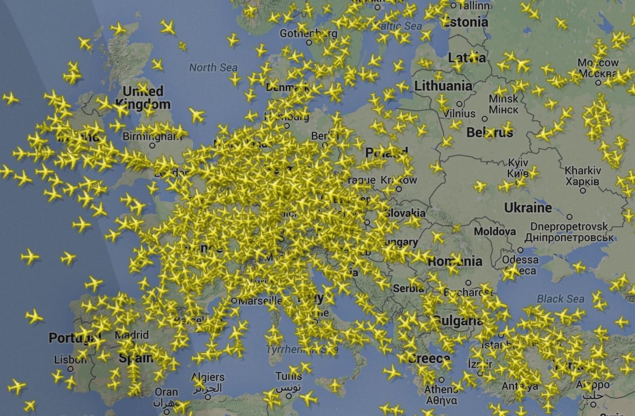 Posjetite Flightradar24 i provjerite kako izgleda nebo iznad vas