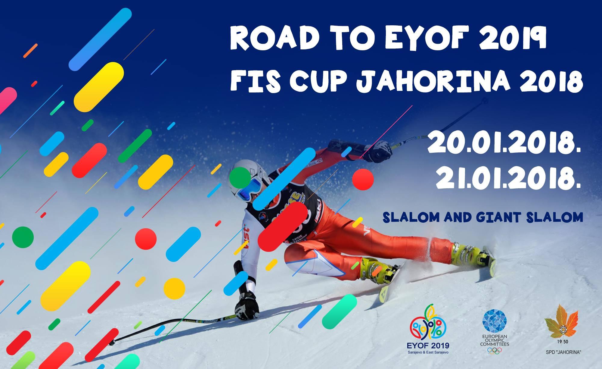 Pripreme za EYOF: Ovog vikenda 16. FIS trka "Jahorina 2018"