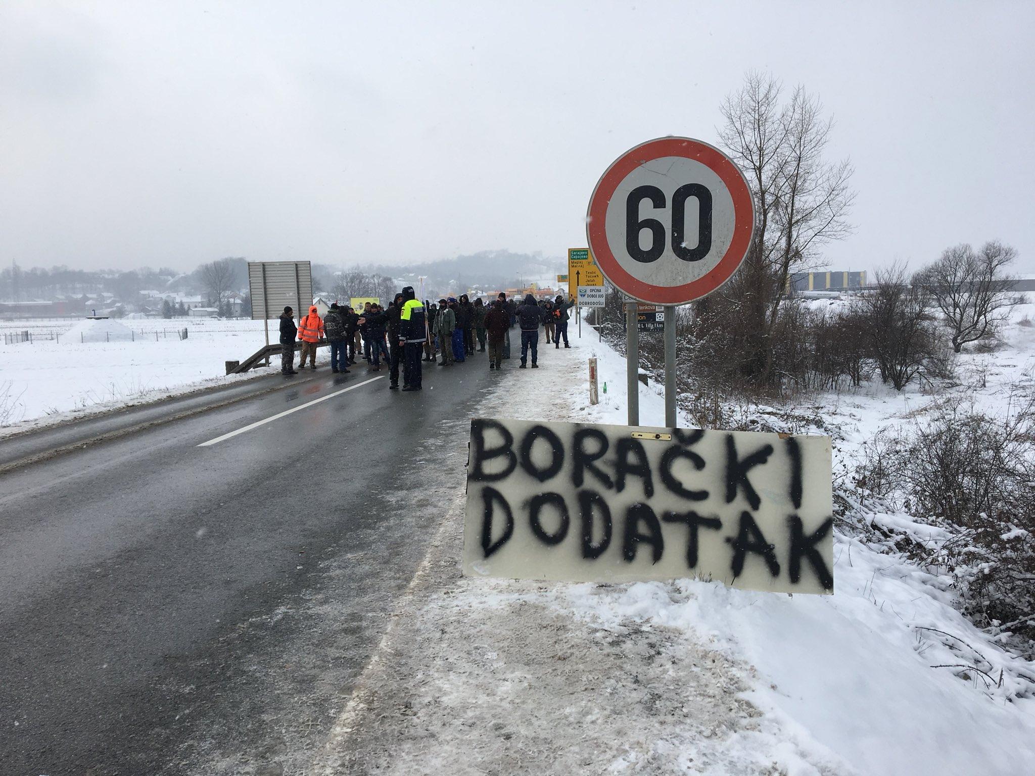 Borci blokirali Donju Golubinju kod Žepča i tuzlansku petlju Šićki Brod