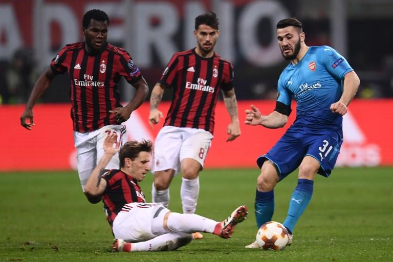 Evropska liga: Kolašinac se povrijedio, Arsenal ponizio Milan