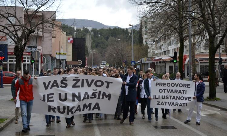 Sindikat ljekara HNK: Ne tražimo ništa više nego što imaju ostali