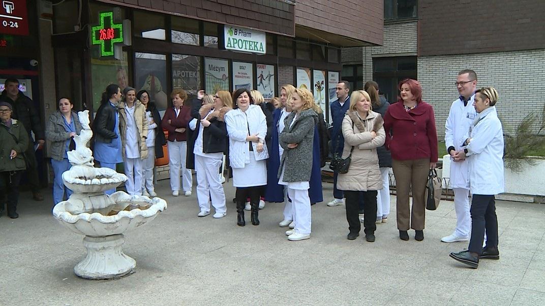 Štrajk u Domu zdravlja jer su zaposlenici dobili manju plaću