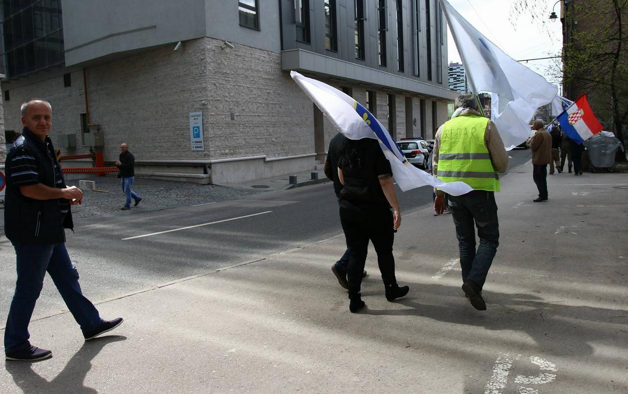 Protesti demobilisanih boraca okončani bez incidenata