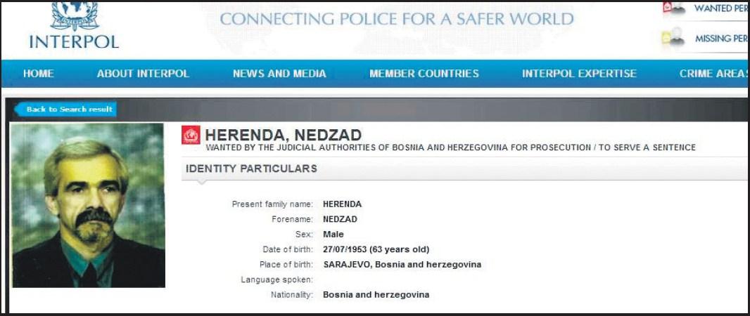 Propala potjernica za Nedžadom Herendom - Avaz