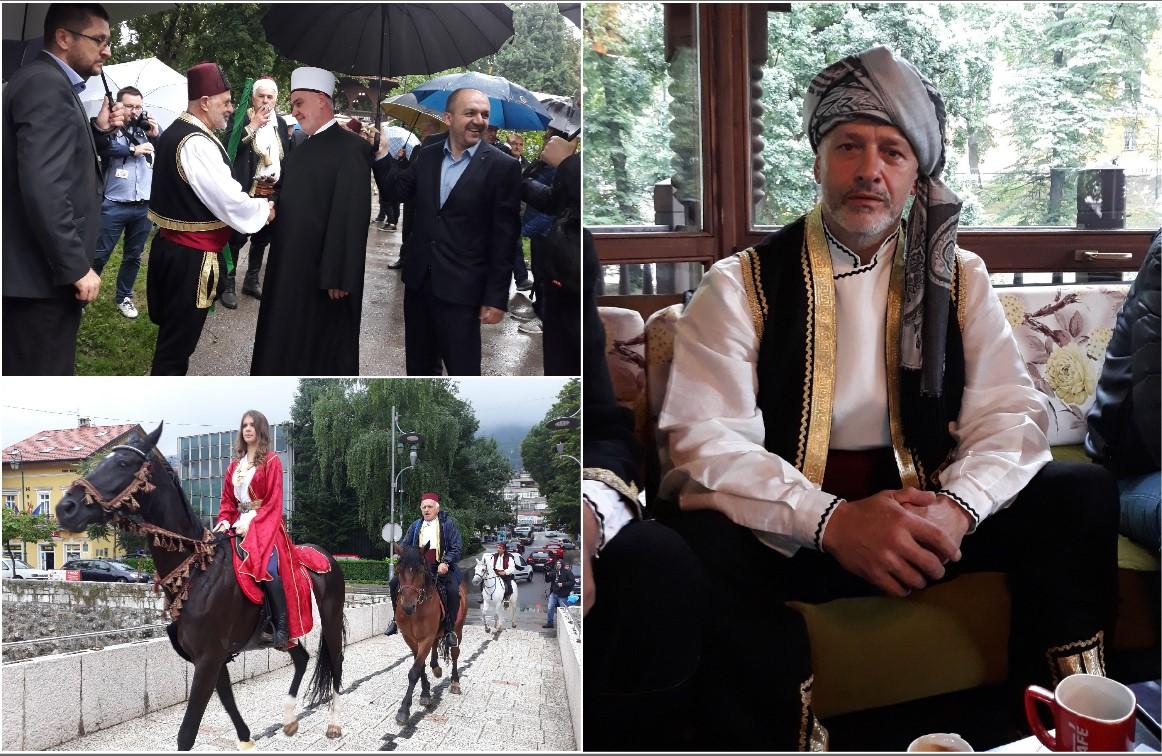 I Naser Orić među konjanicima koji su se u tradicionalnoj nošnji iz Sarajeva uputili ka Pruscu