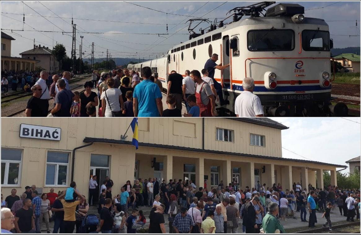 Stotine Bišćana dočekale Talgo voz: Karta u jednom smjeru 36,70, a povratna 59,10 maraka