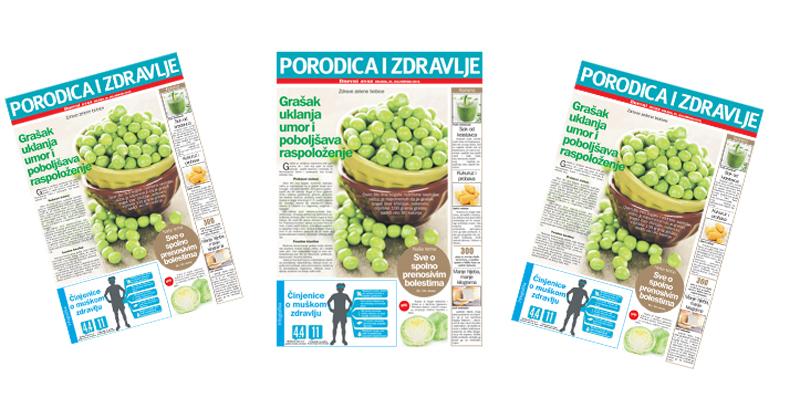 Srijedom u "Dnevnom avazu" magazin "Porodica i zdravlje"