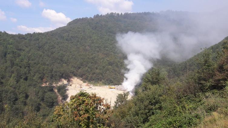 Goražde: Požar na deponiji Šišeta ugašen