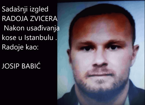 Zvicer ima lažni identitet: Koristi ime Josip Babić iz Orašja u BiH - Avaz