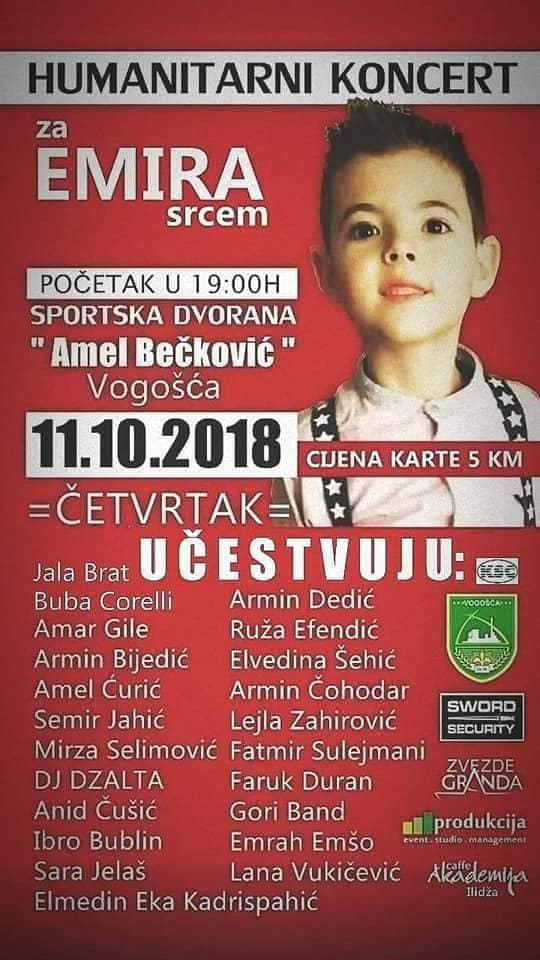 Nastavlja se velika humanitarna akcija za Emira Buzu