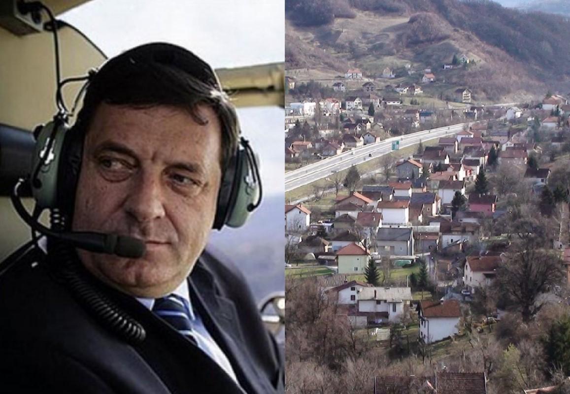 Dodik sinoć sletio u naselje Svrake - Avaz