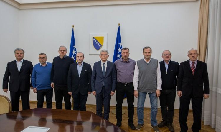 Džaferović primio predstavnike Udruženja generala BiH