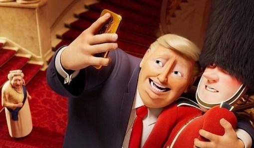 Donald Tramp u novom animiranom filmu kraljice Elizabete