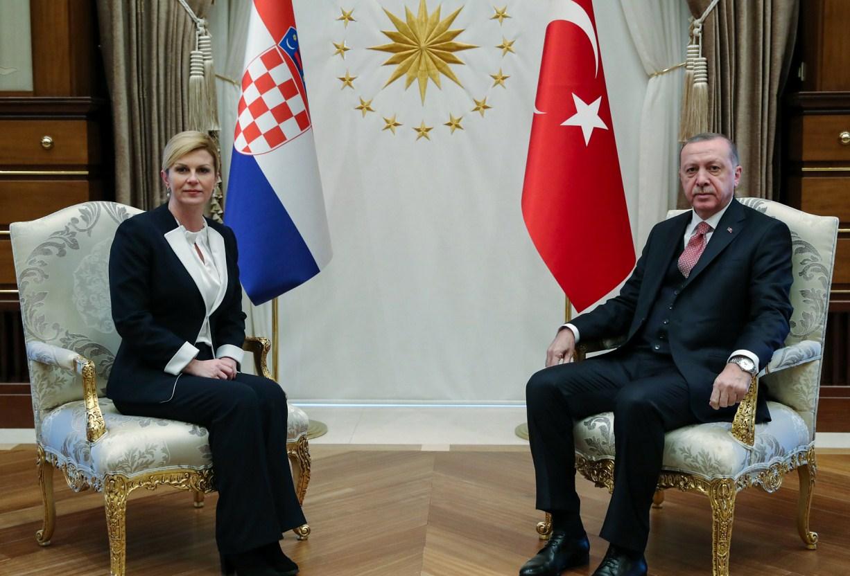 Erdoan nakon sastanka s Grabar-Kitarović: Dejtonski sporazum treba obavezno revidirati