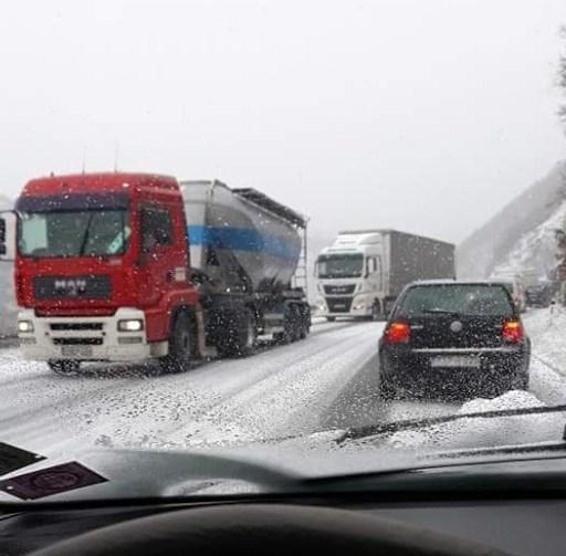 Policija kod Mostara isključuje teretna vozila iz saobraćaja