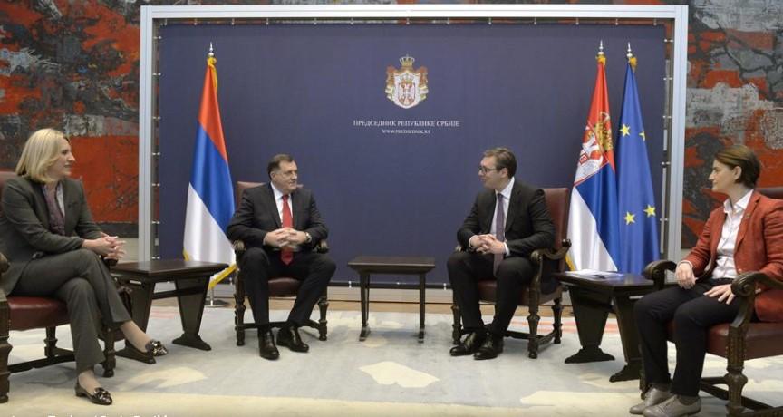 Dodik danas s Vučićem, sastanak u Predsjedništvu Srbije