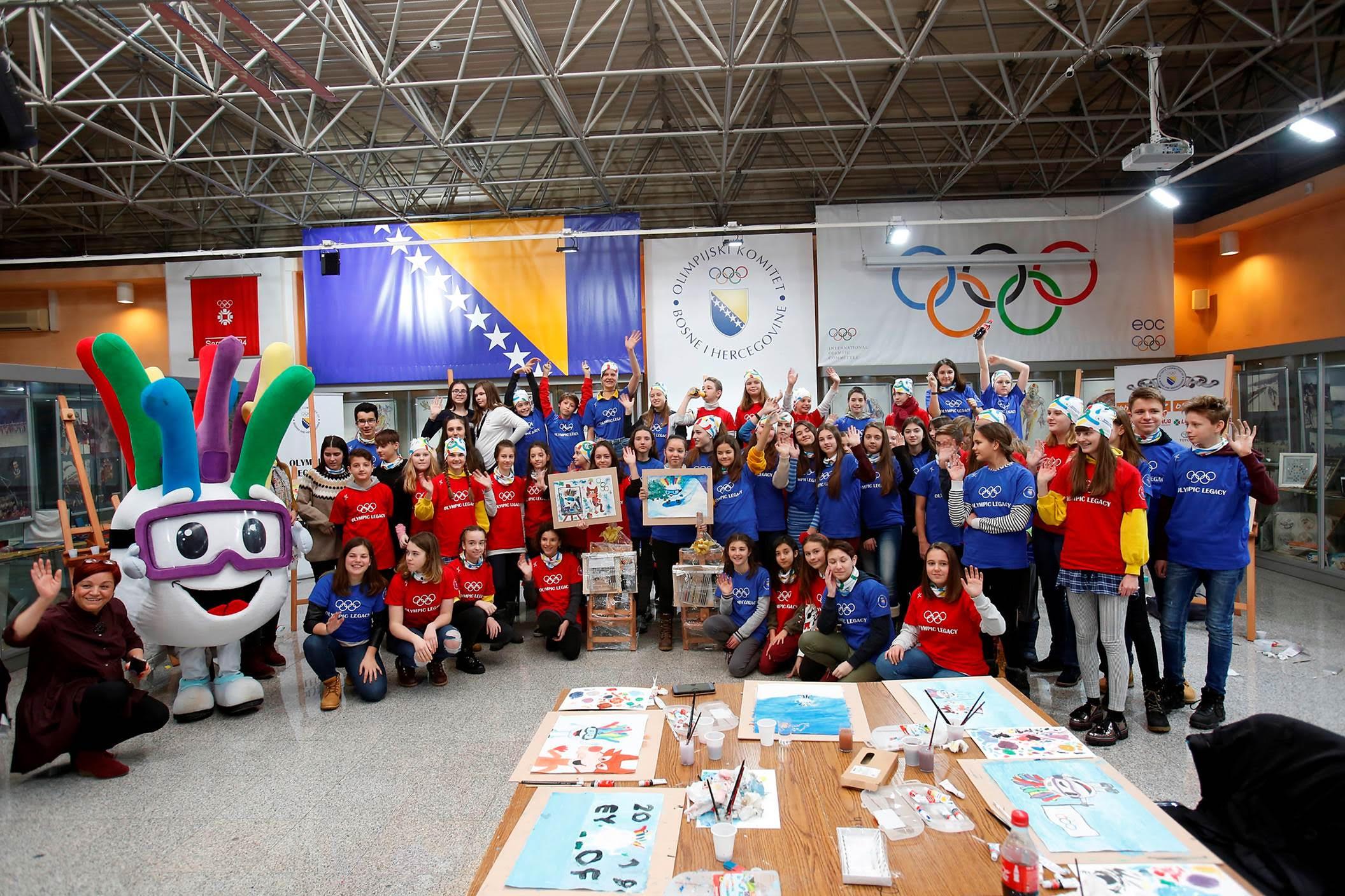 Održana umjetnička radionica "Olimpijsko naslijeđe"