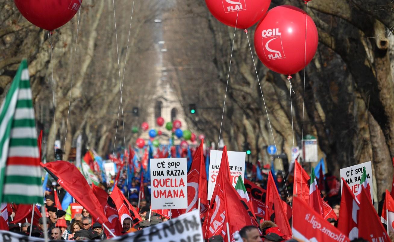 U Rimu danas održane najveće demonstracije u posljednje četiri godine