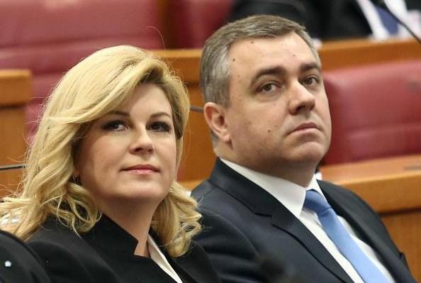 Kolinda Grabar - Kitarović i Mate Radeljić, bivši savjetnik - Avaz