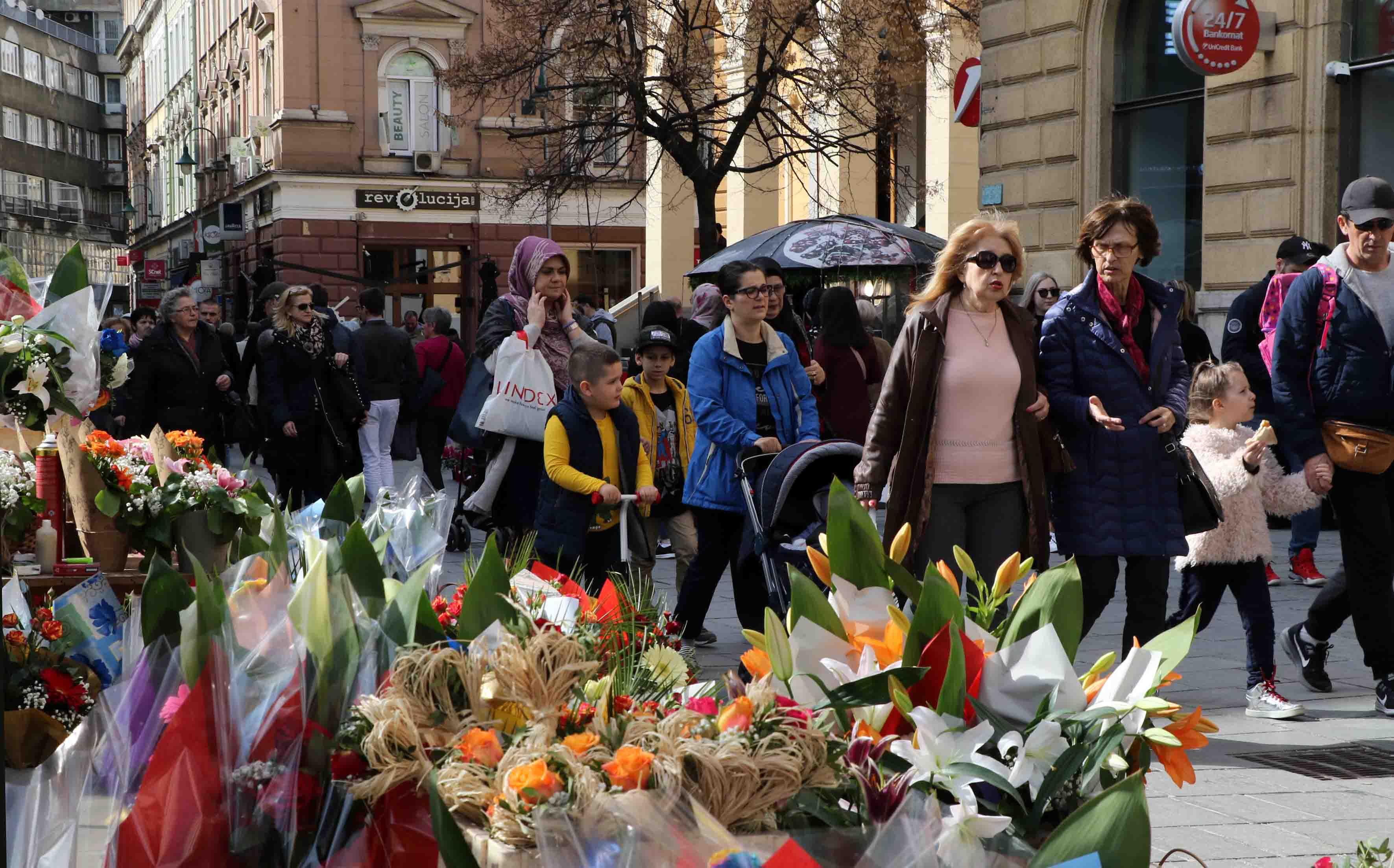 Sarajevo tokom 8. marta - Međunarodnog dana žena - Avaz