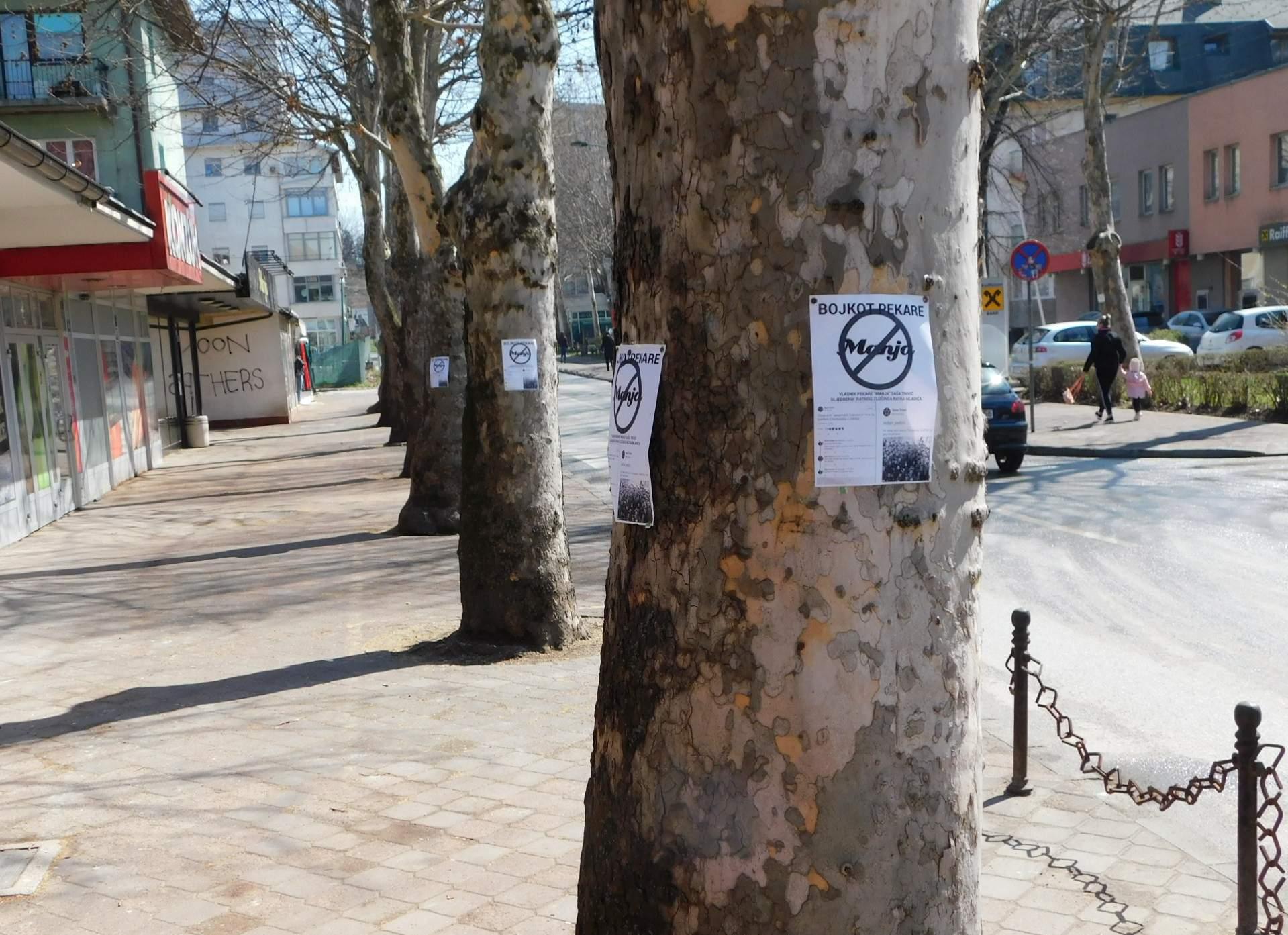 Leci polijepljeni po Vogošći - Avaz