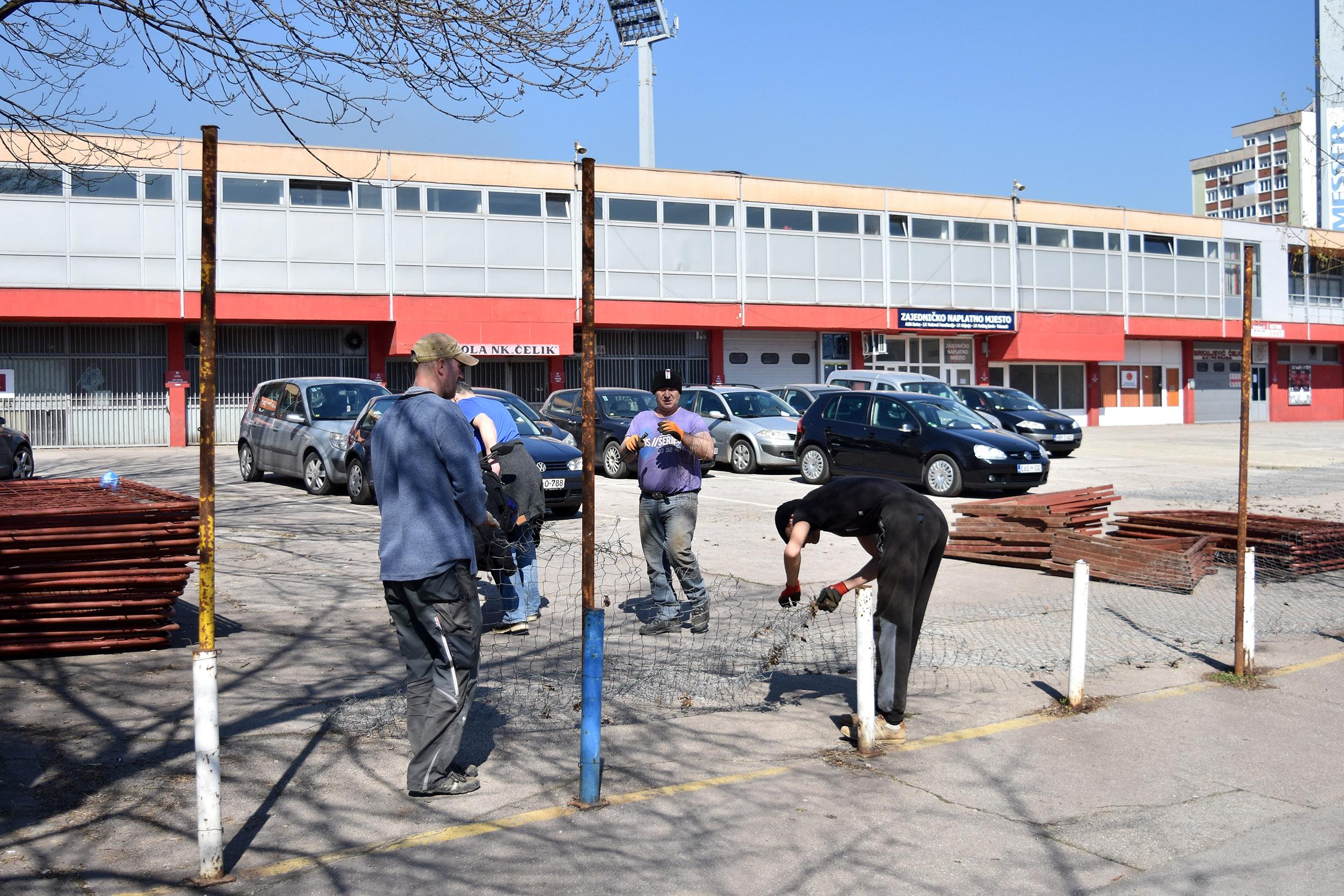 Stadion Bilino polje pred utakmicu BiH - Grčka koja se igra 26. marta - Avaz