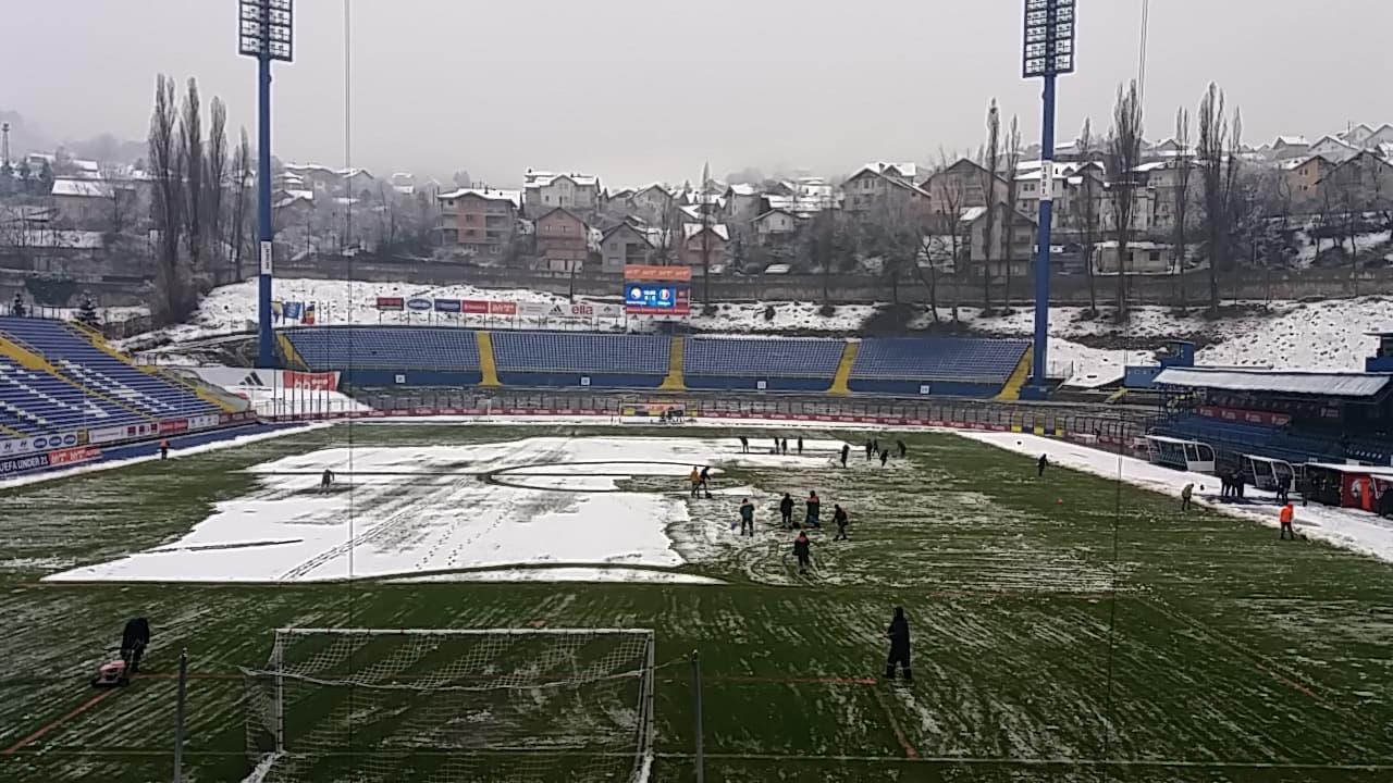 Grbavica: Snijeg napravio probleme organizatorima - Avaz