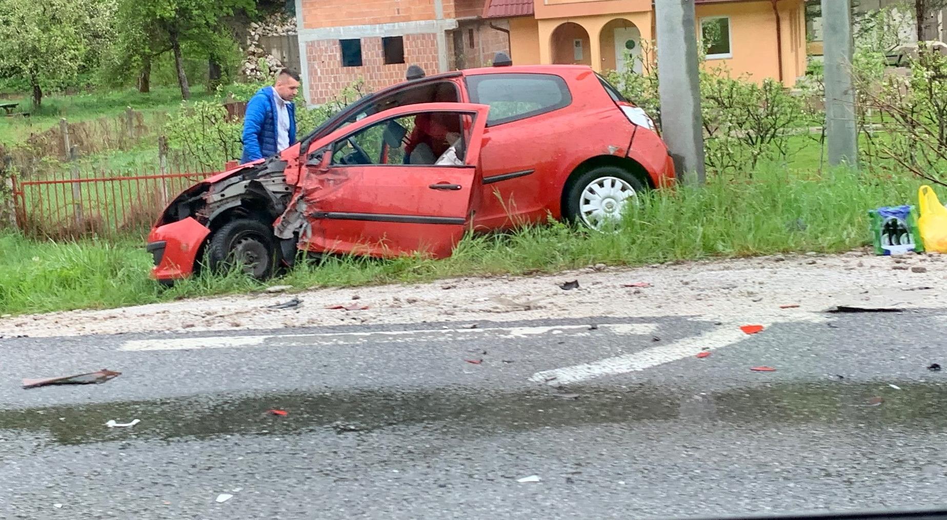 Sudar Renaulta i Mercedesa u Semizovcu