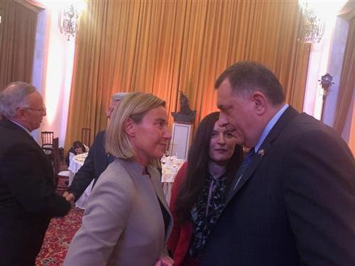 Federika Mogerini i Milorad Dodik - Avaz