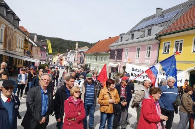 Protesti protiv skupa u Blajburgu - Avaz