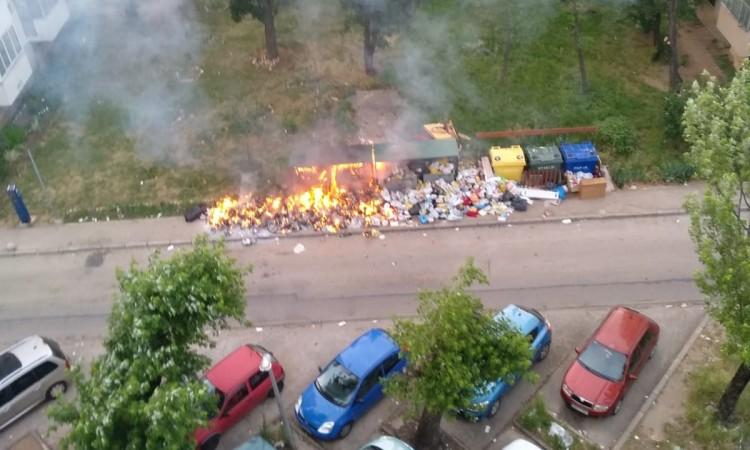 Gorjelo smeće na više lokacija u Mostaru