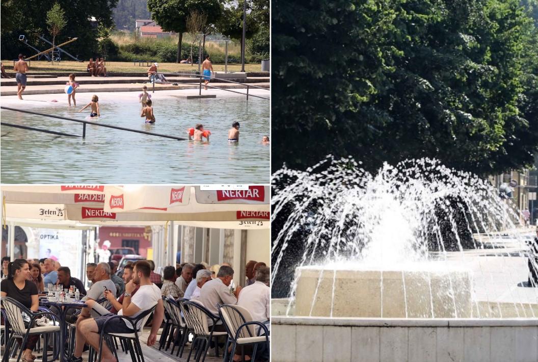 Trebinje se grije na 34 stepena, pogledajte kako se građani rashlađuju