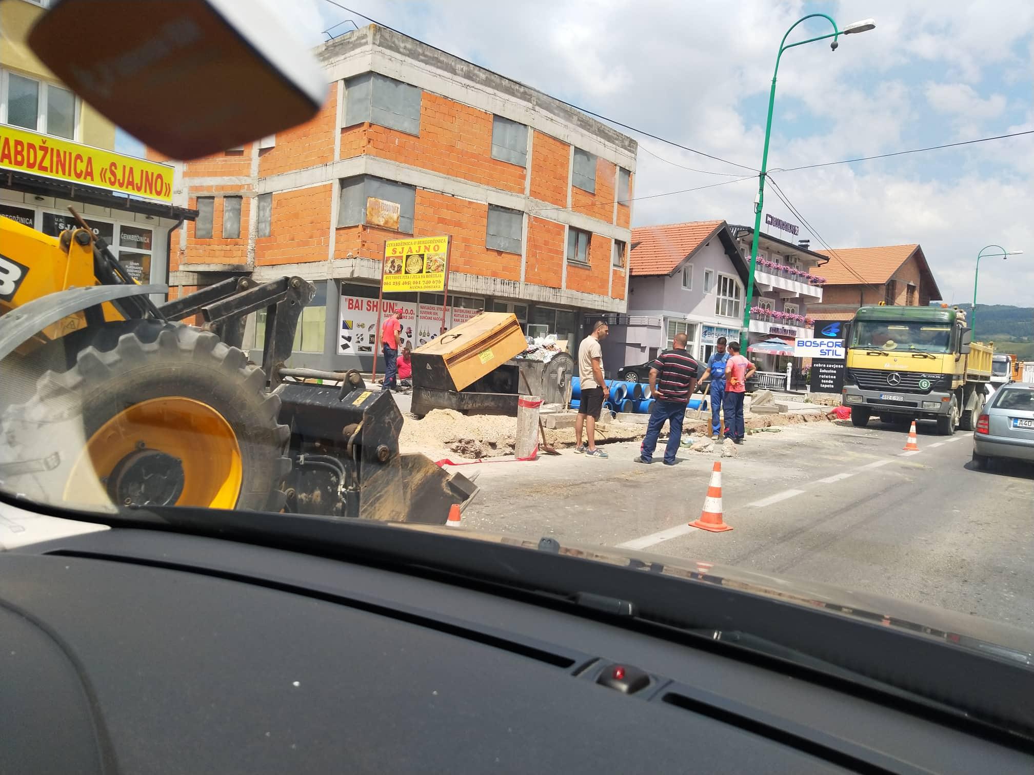 Radovi na putu prema Rajlovcu - Avaz