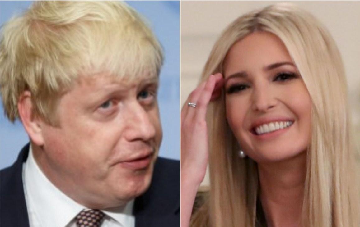 Boris Džonson i Ivanka Tramp - Avaz