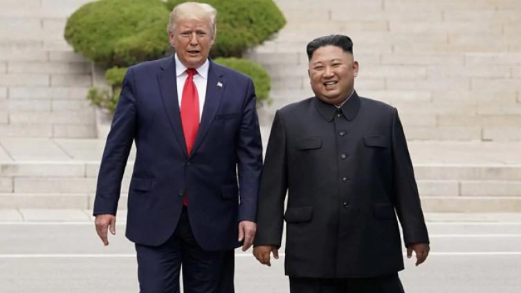 Donald Tramp i Kim Jong-un - Avaz