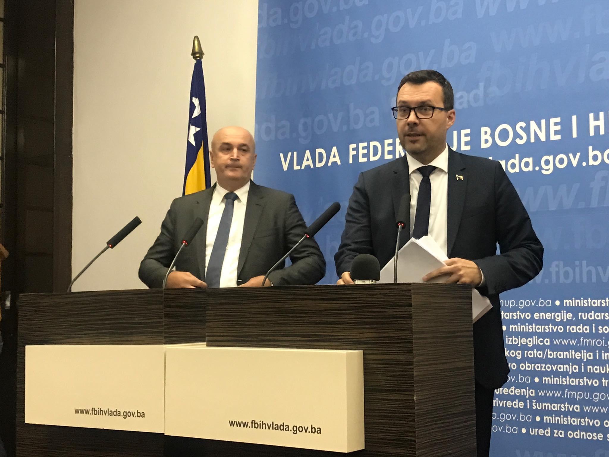 Džindić tokom pres-konferencije - Avaz