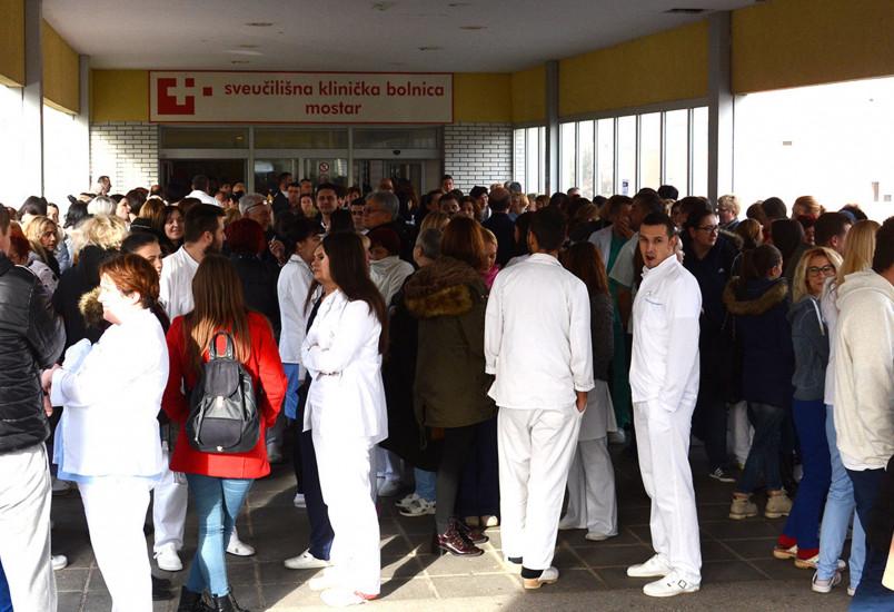 S jednog od ranijih protesta ljekara - Avaz