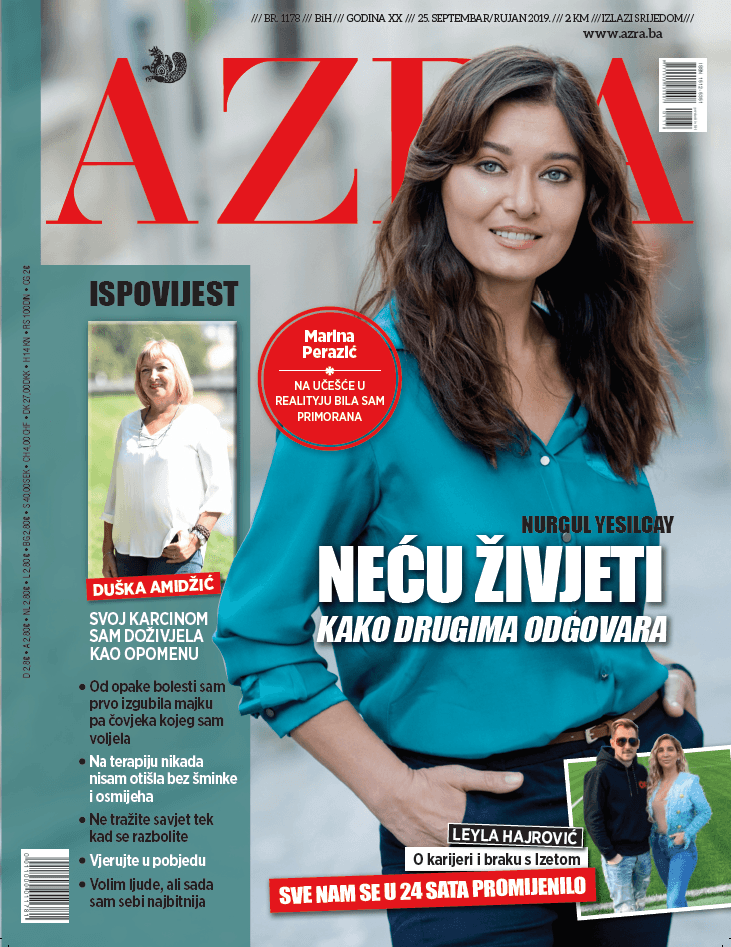 Naslovna strana magazina "Azra" - Avaz