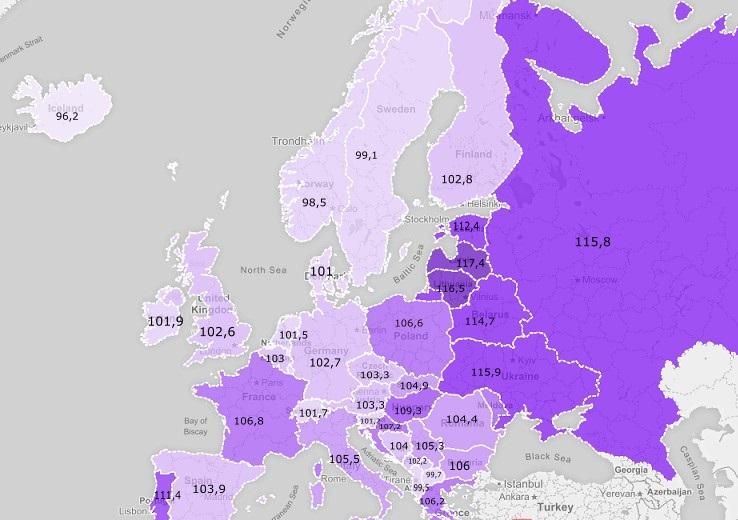 Omjer žena naspram muškaraca u Evropi - Avaz