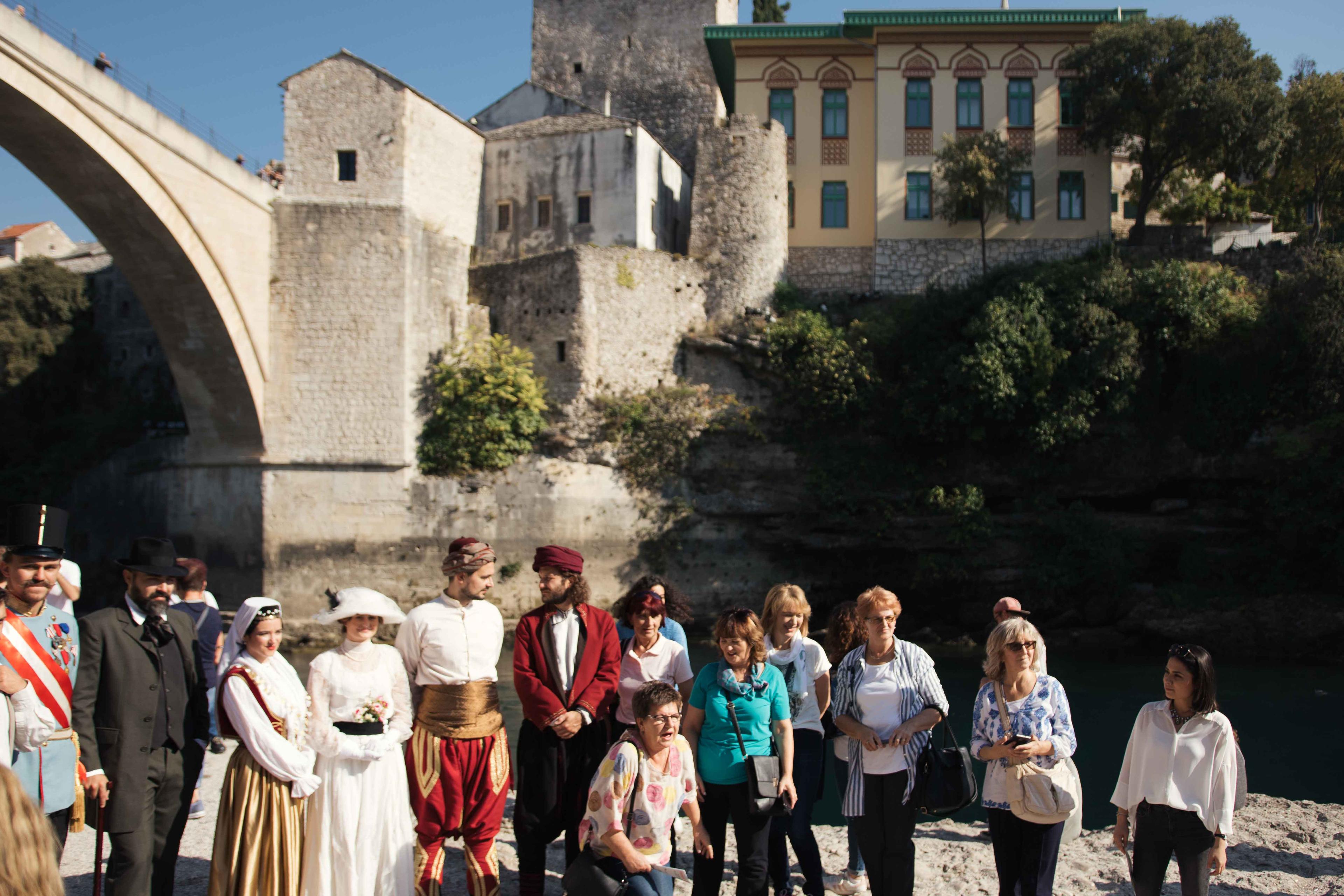 Performans "Sarajevo Reborn": Historijske ličnosti iz Sarajeva u Mostaru - Avaz