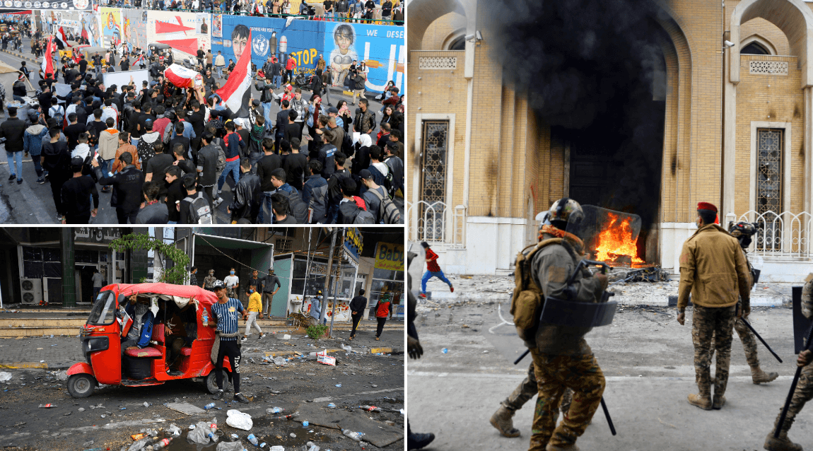 Eskailrali protesti u Iraku: Zapaljena zgrada iranskog konzulata