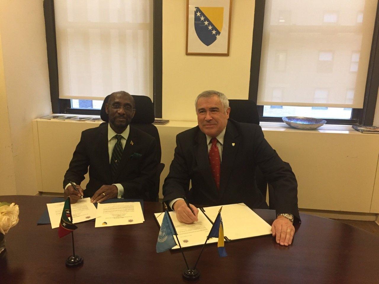 BiH uspostavila diplomatske odnose s Federacijom Sent Kits i Nevis