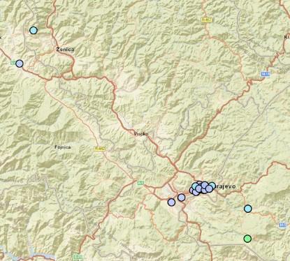 Epicentar na području Goražda - Avaz