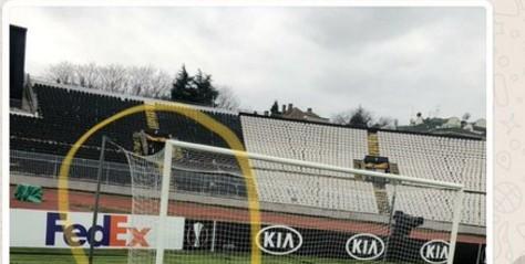 Nevjerovatne scene uoči meča u Beogradu: Na Partizanovom stadionu skraćuju stativu!