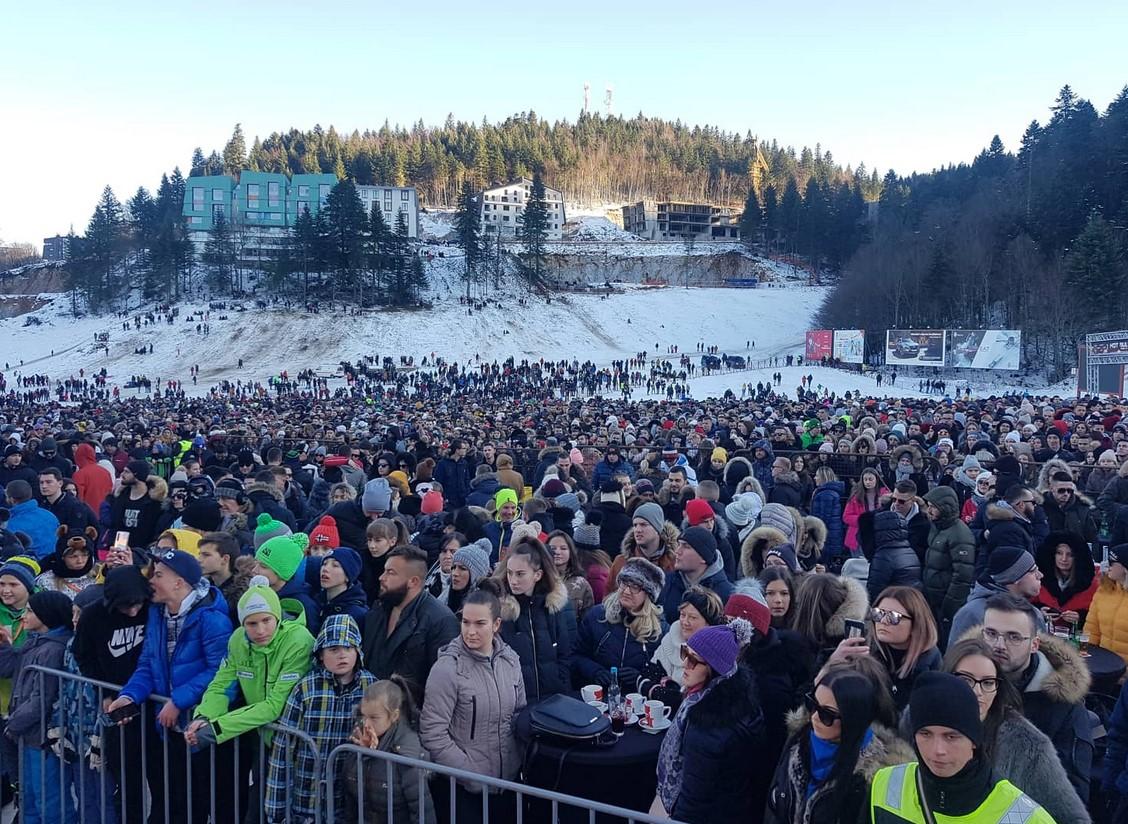 Počeo spektakl na Bjelašnici: Coby prvi izašao na scenu