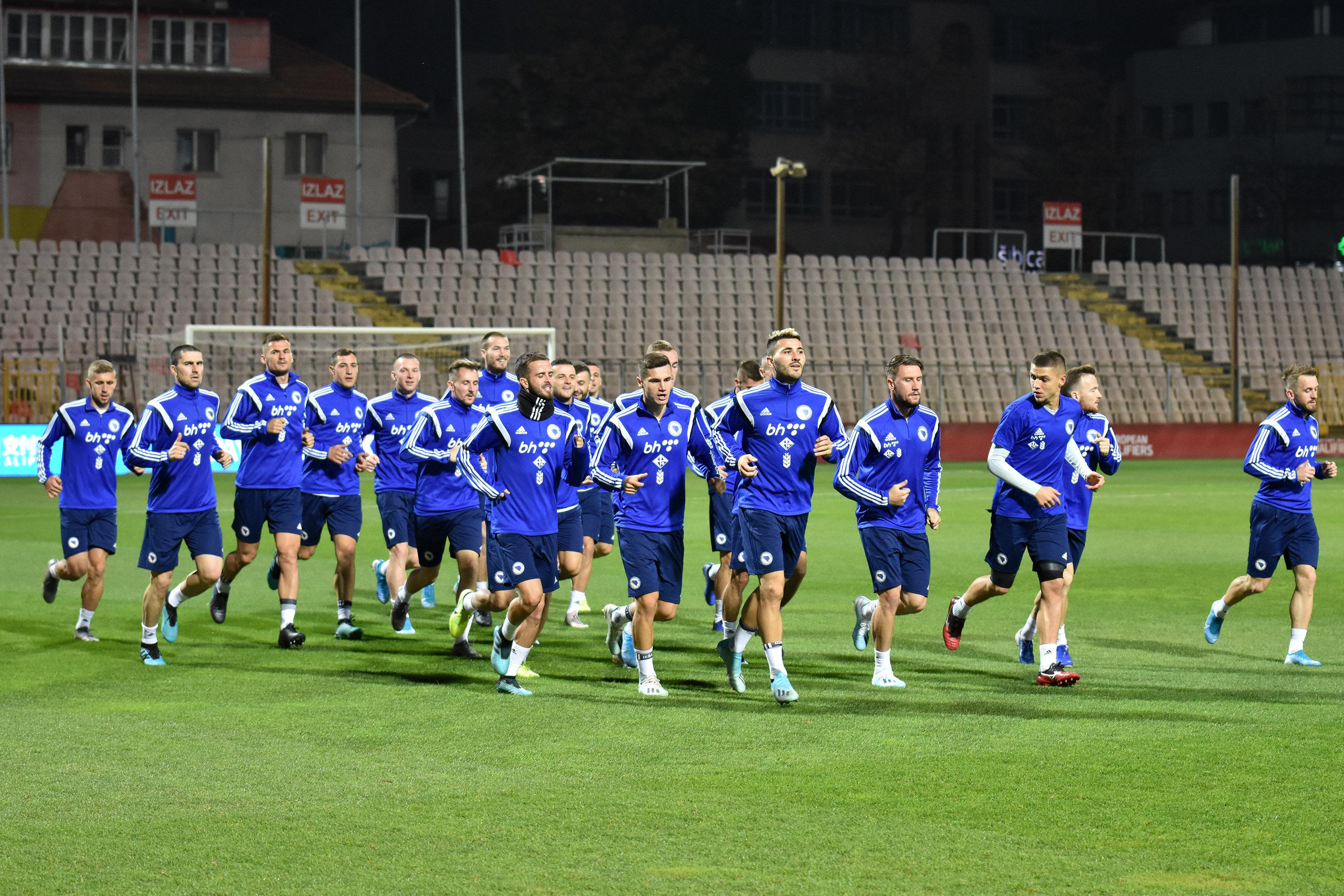 Trening našeg državnog tima na Bilinom polju - Avaz