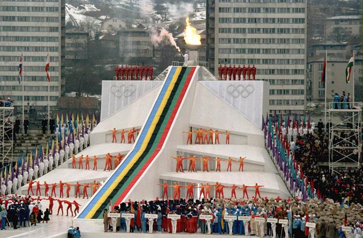 Detalj svečanosti sa ZOI-ja 1984. godine u Sarajevu - Avaz