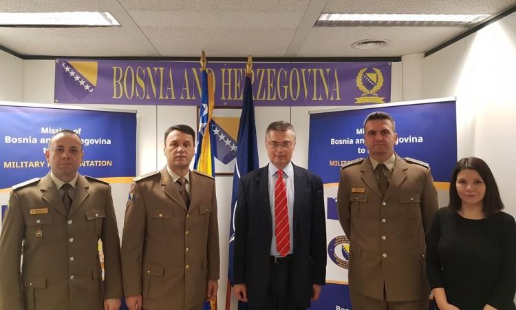 Generalpukovnik Senad Mašović na sastanku Vojnog komiteta NATO-a